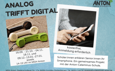 Analog trifft Digital: Neue Termine