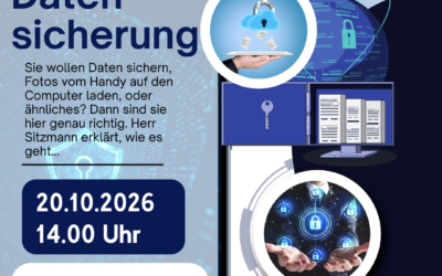 Daten sichern und übertragen, am 20.10. um 14:00